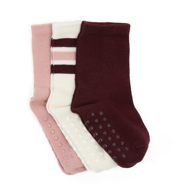Socks 3-pack "Toddler" Pink 3